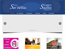 Tablet Screenshot of hostellerie-des-sources.com